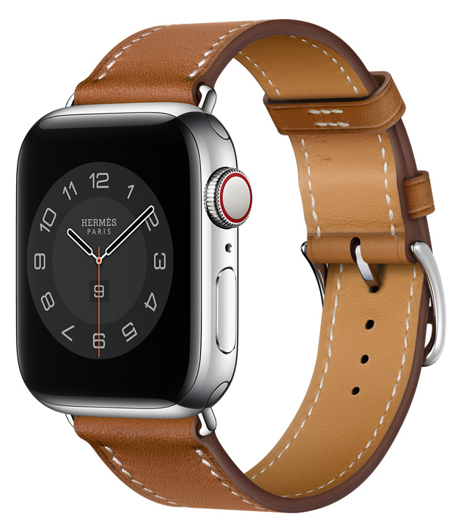 Ремешок кожаный Apple Watch 38/40 мм коричневый в Тюмени